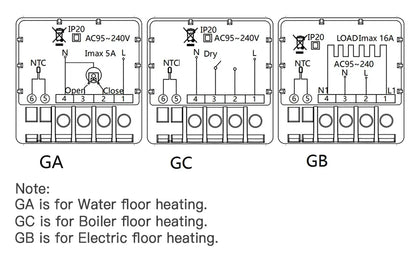 BSEED Zigbee Electric Floor Heating Thermostat LED Sensor Water Gas Boiler Smart Temperature Controller Without Frame Tuya Alexa.