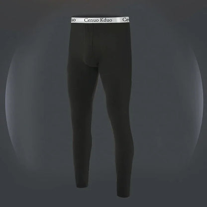 2025 New Men's Tight Sports Pants Slim Pants Autumn And Winter Thermal Pants Plush High Stretch Quick Drying Compression Pants.