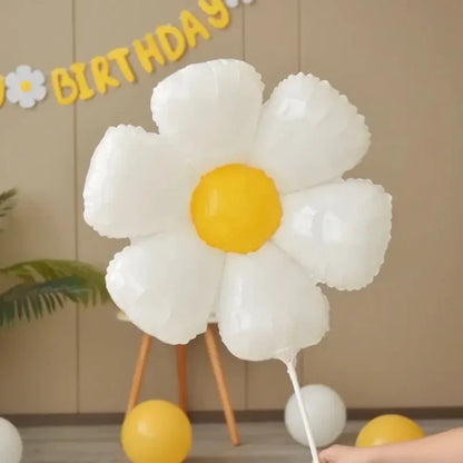 10/1PCS Weiß Gänseblümchen Blume Ballon Multi Größe Sonnenblumen Folie Ballons Helium Ball Kinder Geburtstag Party Baby Dusche dekoration.