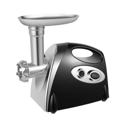 800W Stainless Steel Electric Meat Grinder with Sausage Filler Professional Kitchen Equipment.