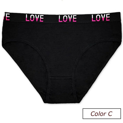 Cotton Underwear Women Panties Plus Size Briefs Female Knickers Lady Lingerie High Waist Wide Belt Underpants 6 Pieces/Lot.