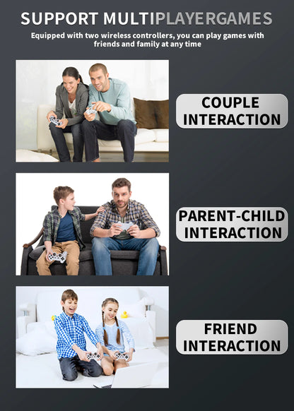 BOYHOM Y6 Retro Game Console 4K 60fps HDMI Output Low Latency GD10 TV Game Stick Dual Handle Portable Home Game Console for GBA.