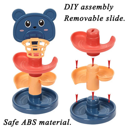 Montessori Rolling Ball Development Game Baby Ball Toy Educational Toys Montessori Activity Stacking Toys For Babies 1 2 3 Years.