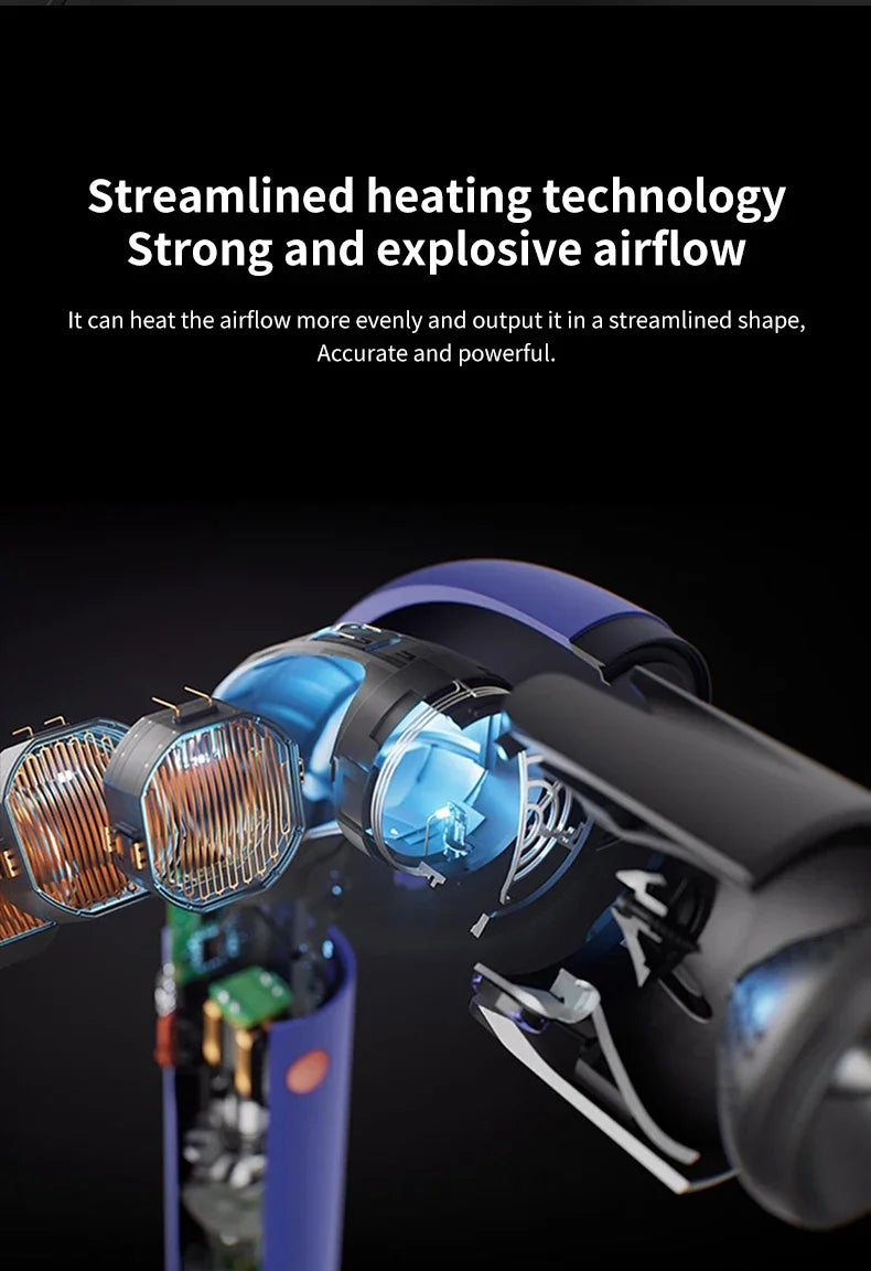 Super Hair Dryer Leafless Hair dryer Personal Hair Care Styling Negative Ion Tool Constant Anion Electric  Dryers.