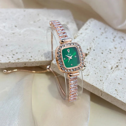 Luxury Women Watches Fashion Diamond Crystal Watches Elegant Quartz Wristwatches for Bracelet Female Wrist Watch Reloj Mujer.