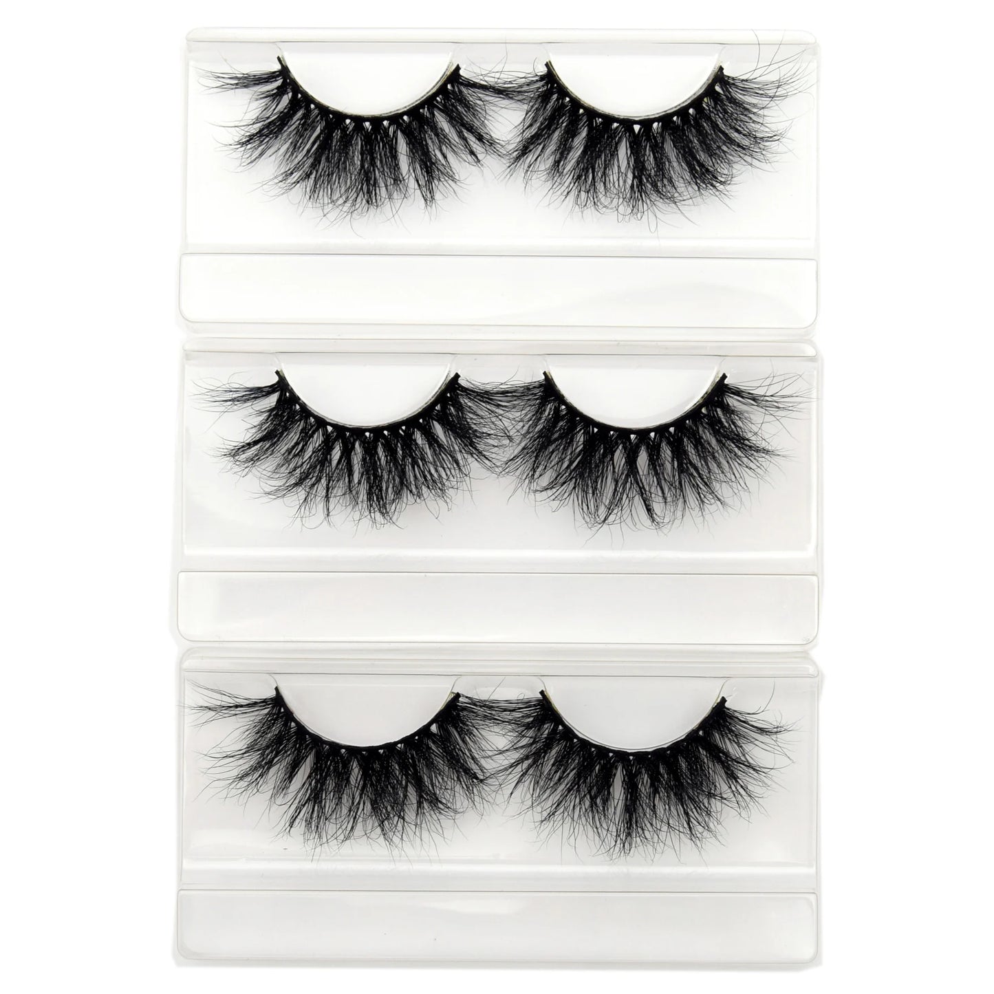 Mink Eyelashes Hand Made Crisscross False Eyelashes Cruelty Free Dramatic 3D Mink Lashes Long Lasting Faux Cils for Makeup Tools.
