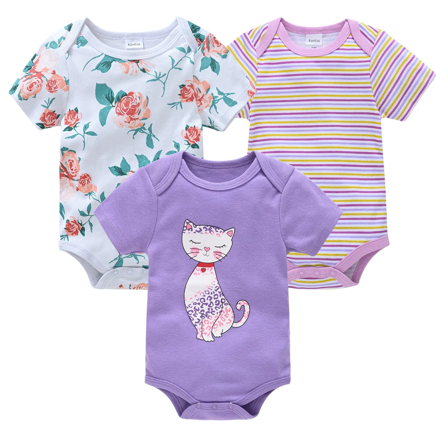 3 teile/los Baby Jungen Body Mode Körper Anzüge Kurzarm Neugeborenen Overalls Cartoon Kinder Baby Mädchen Strampler Kleidung Боди