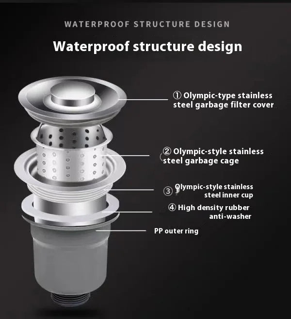 304 Stainless Steel Large Double Sink Kitchen Silver Multifunctional Sinks Household Washbasin Undermount Basin