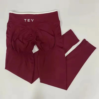 Ignite Sculpt Series Scrunch Seamless Leggings Women Hip Lifting Running Workout Yoga Pants Fitness Cycling Tights Gym Wear XL.