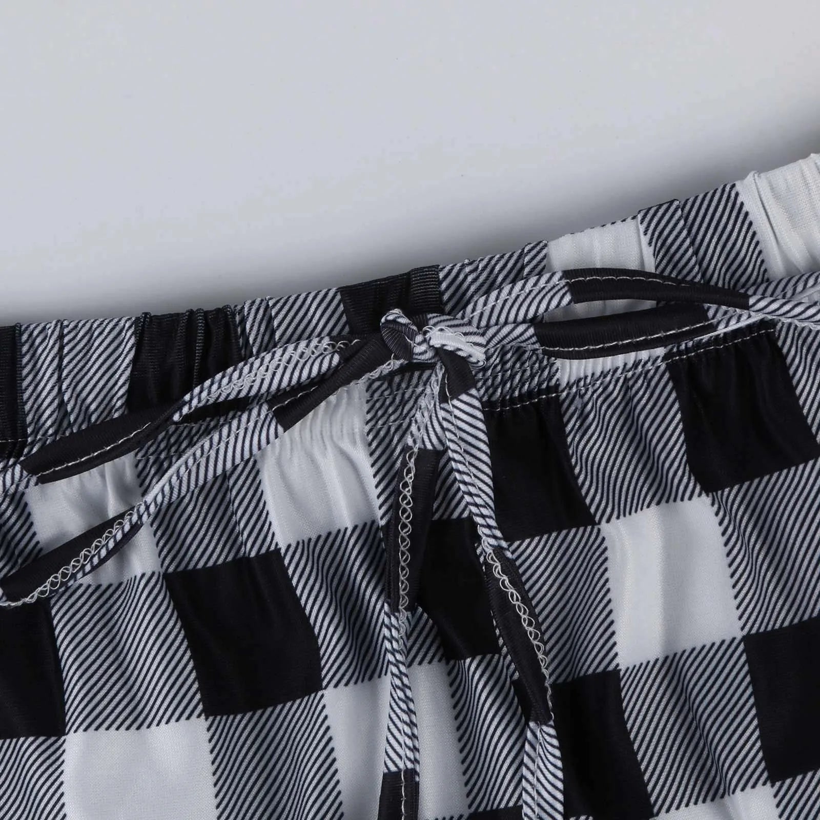 Frauen Weihnachten Pyjama Hosen Herbst Winter Plaid Gedruckt Hosen Mode Lässig Breite Bein Hosen Kleidung Streetwear.