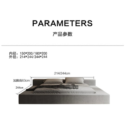 Rahmen Queen-Size-Betten Doppel Ästhetisch Schlafen King Bett Basis Kinder Cama De Lujo Para Dormitorio Möbel Dekoration