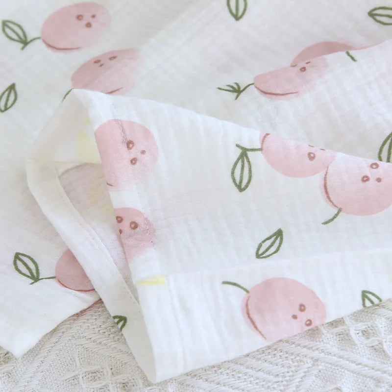 2025 Damen-Pyjama-Set für Frühling/Sommer, bedruckt, 100 % reine Baumwolle, dünn, langärmelig, zweiteiliges Set, frische und süße Strickjacke, Home Fury