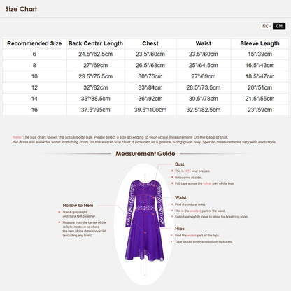 Elegantes Spitzen-Partykleid für Kinder, Mädchen, Chiffon, Spleißen, langärmelig, Kleid mit hohem und niedrigem Saum und Strass-Schärpe für Hochzeit, Geburtstag.