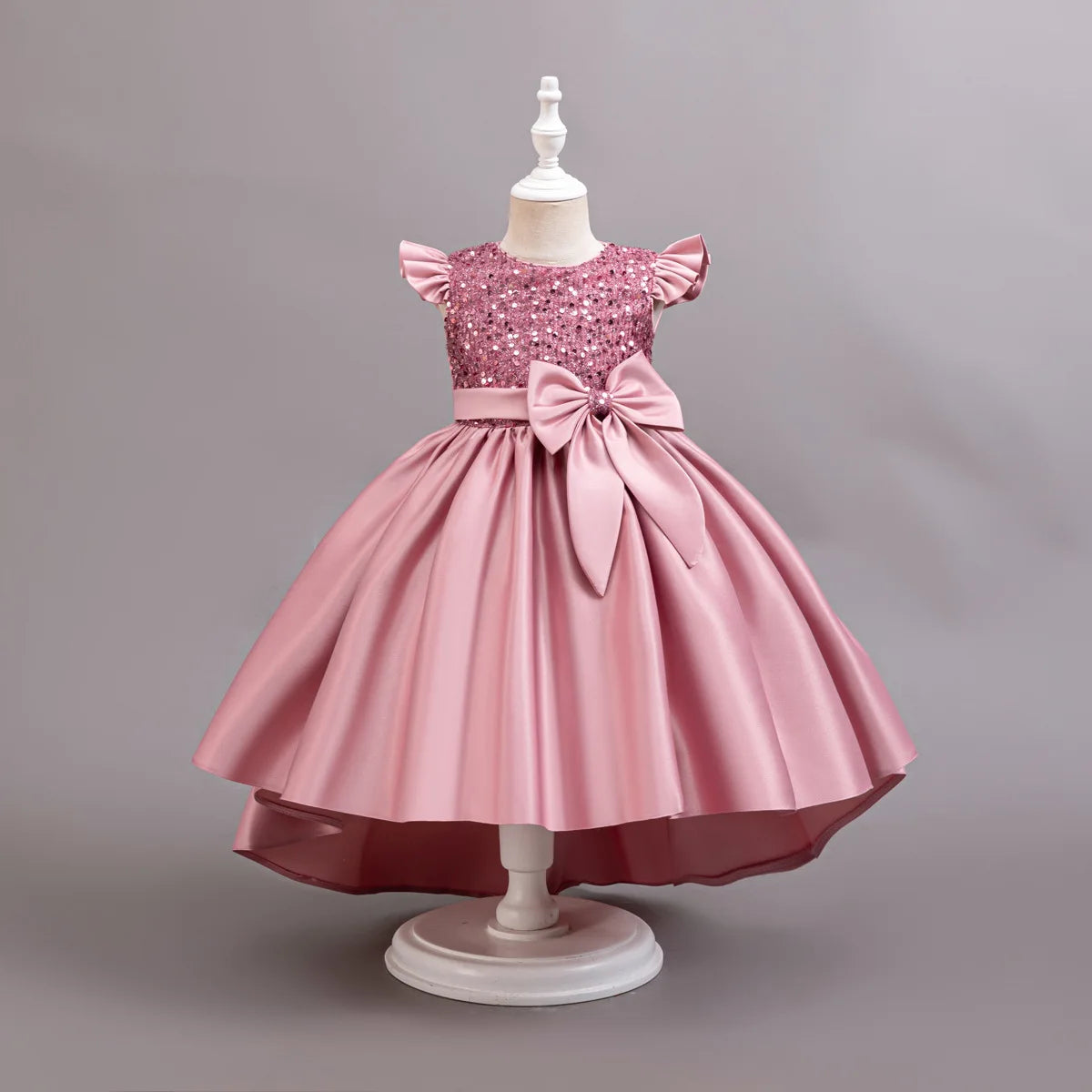 Performance Formelles Partykleid für Mädchen, Kinderkleidung, Paillettenkleider, aktive Kleider für Mädchen, Kinderkleidung, Schwarz, 3 bis 10 Jahre