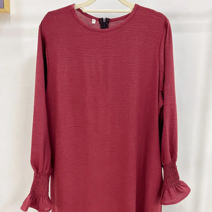 Jilbab Prayer Clothes Women Ramadan Islamic Jilbeb 2 Piece Set Dubai Turkish Modest Outfit Layered Khimar Scarf Hijab+Long Dress