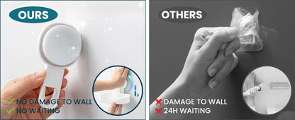 TAILI Seifenschale für die Dusche, wasserdichter Duschseifenhalter, robuste Seifenschale ohne Bohren, Seifenhalter für Badezimmer, Küchenspüle