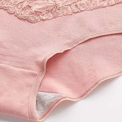 Fashion Sexy Lace  Slimming Comfort Breathable Lingerie Panties High Waist Seamless Hip Raise Cotton Briefs Underwear Female