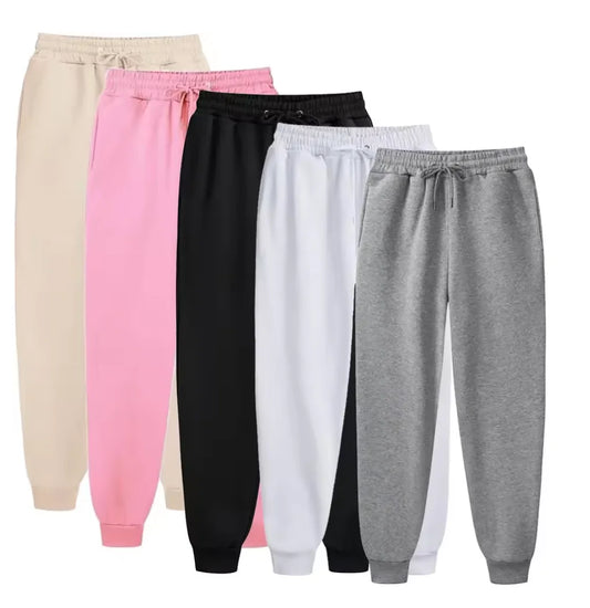 Mens Casual Pants Autumn Winter Fleece Sweatpants Men Running Jogger Sports Gym Trousers Fashion Solid Color Workout Long Pants.