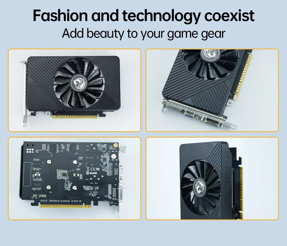 SOYO NVIDIA GPU GTX 750Ti 4G Graphics Card GDDR5 128Bit 28nm PCI-E 3.0 Gaming Video Cards Desktop Computer components GTX750Ti.