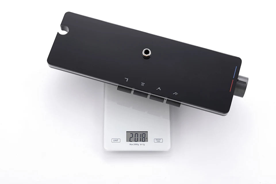 VGX LED Digital Shower System Modern Bathroom Temperature Display Shower Faucet Set Rainlfall Bathroom Mixer Bidet Shower Set