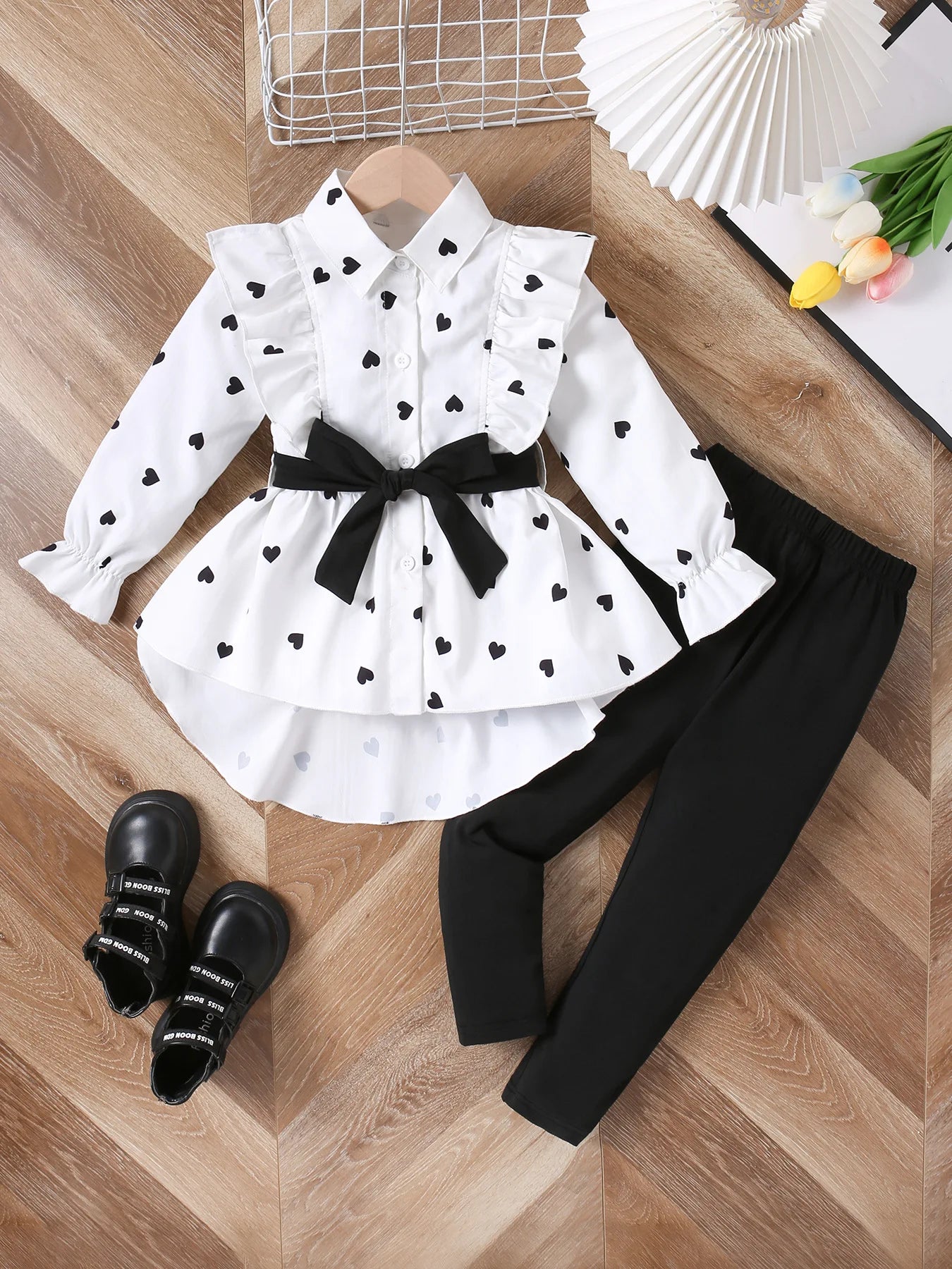 Spring Autumn Girls Clothing Sets New Fashion Shirt + Bottoms 2Pcs Girls Suits Birthday Gift 1 2 3 4 5 6 7 8 Years Kids Clothes.