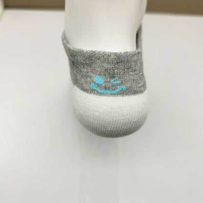 4 Pairs Cotton Women's Boat Socks No Show Socks Set for Lady White Invisible Cotton Socks Pack Pink Black Breathable Summer.