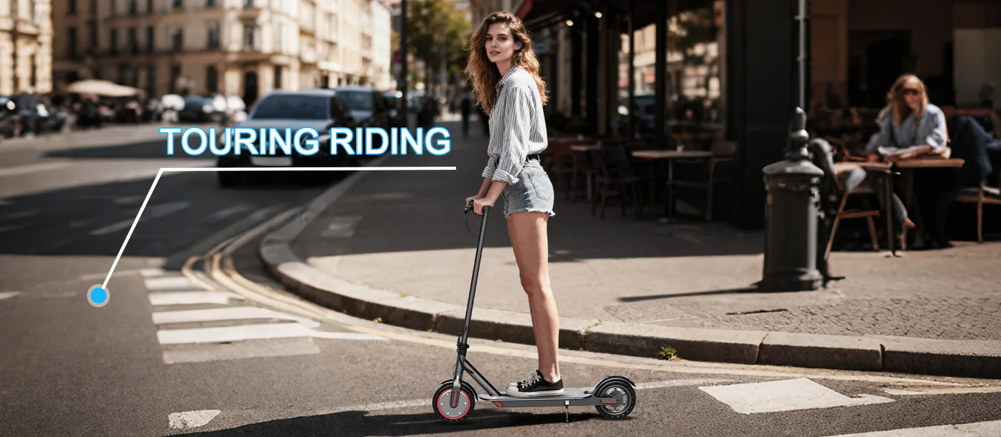 JUICEASE TUYA/TX01 Scooter Electric Scooter for Adults 8.5 Inch Tire Portable Lighting Cruise Control Escooter 350W 5-30KM Range.