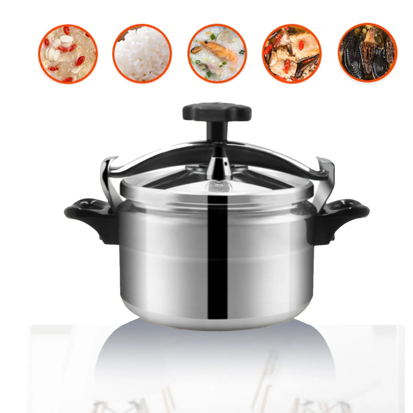 Pressure Cooker Explosion Proof Large Capacity Pressure Cooker for Gas Stove.
