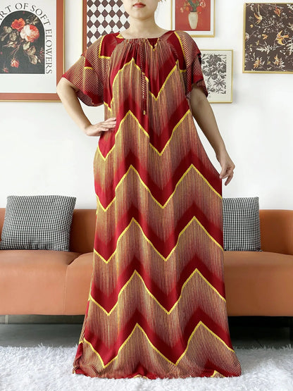 2024 New Muslim Dubai Abaay Women Cotton Dress With Big Scarf For Women Maxi Summer Short Sleeve Loose African Abaya Clothing.