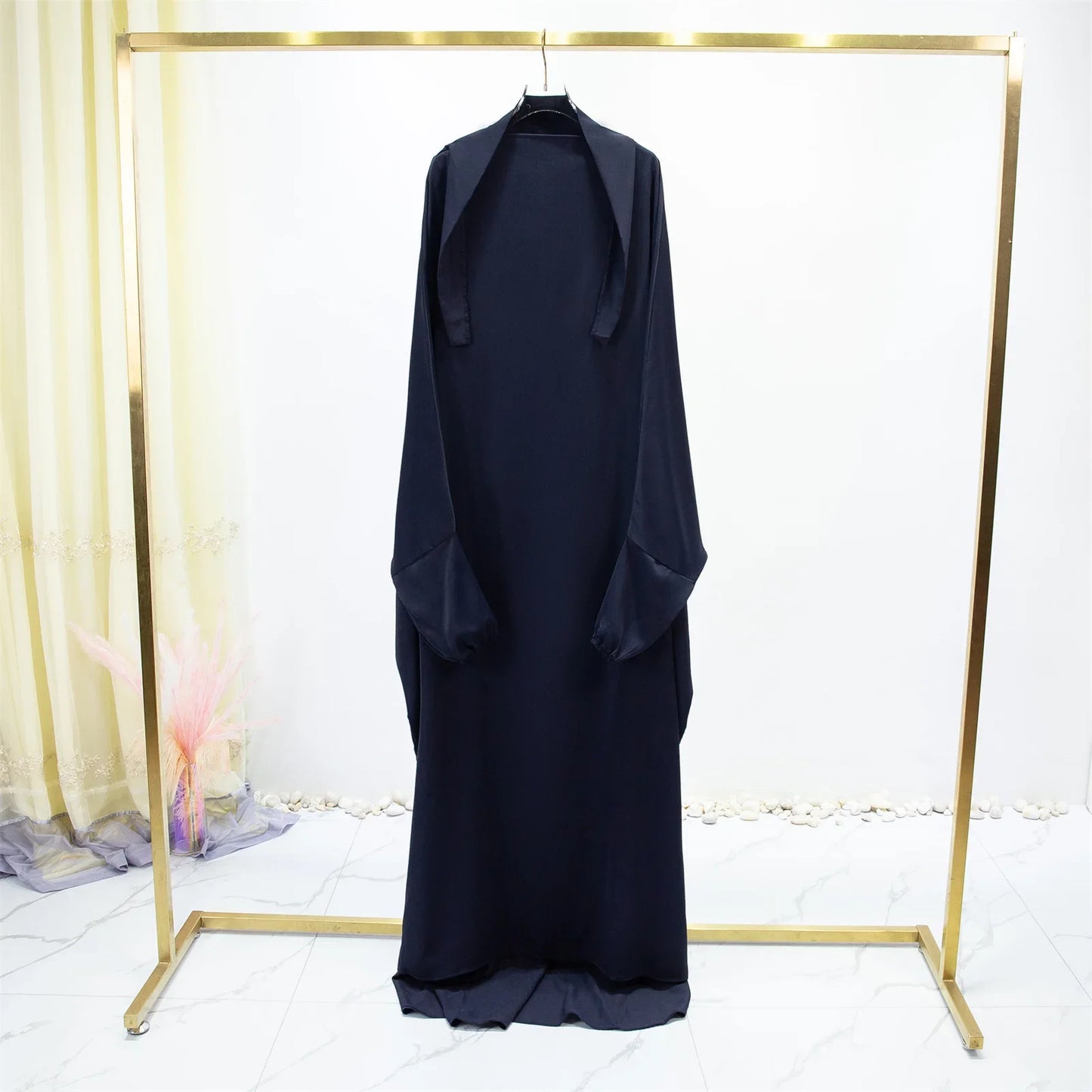 Women's Traditional Arabian Batwing Sleeve Abaya Muslim Loose Maxi Length Dress Women Jilbabs.