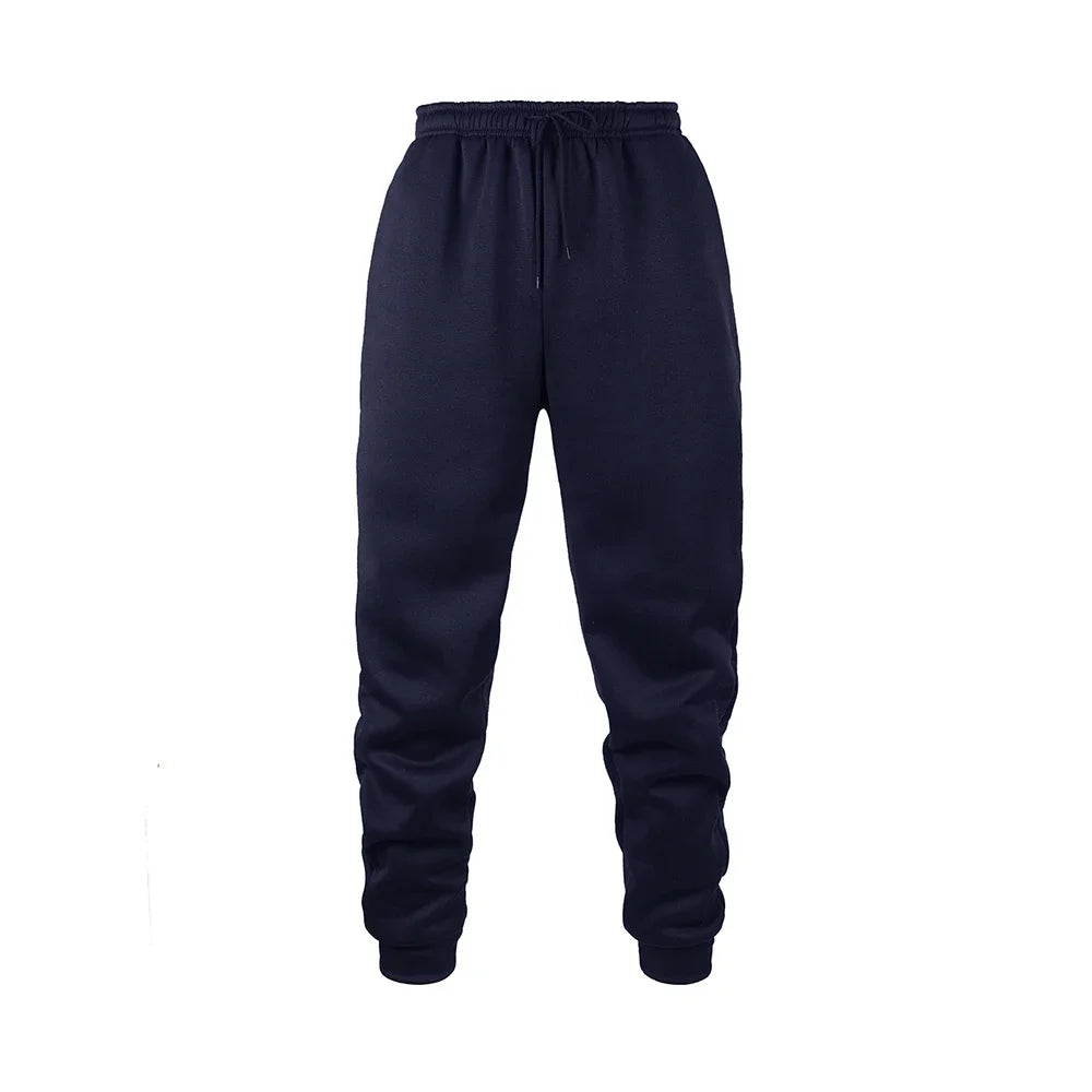 For Men Autumn and Winter Casual Jogging Pants Fleece Sweatpants for Soft and Comfortable Workout.