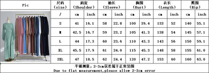 Muslim Woman Abaya with Khimar 2 Piece Set Crinkled Fabric Ruffles Hijab with Irregular Prayer Dress Islam Dubai Turkey Ramadan.