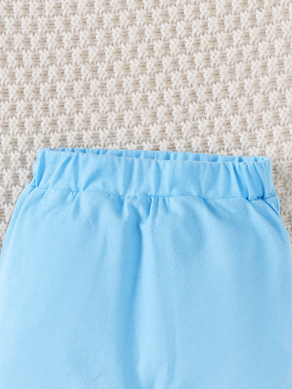 0-9 Months Baby Boy Set Little Bear Long Sleeve Bodysuit+Pants+Hat+Socks 4pcs/Set Baby Spring Autumn clothing Newborn set