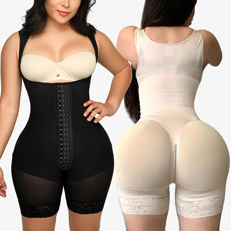 Fajas Reductoras Body Shaper Slimming Sheath Flat Belly Shapewear Tummy Control Bodysuit Postpartum Bodices Girdles Woman Corset.