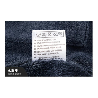 CHUJIE Men's autumn and winter fleece fashion graphenewarm hooded jacket outdoor hiking sports with thick fleece cardigan jacket