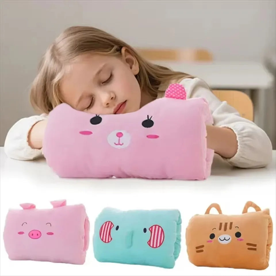 Kids cute gift Cartoon hand pillow Hand Warmer Nap weak hero class 1 arm pillow suho Non electrical Travel essentials.