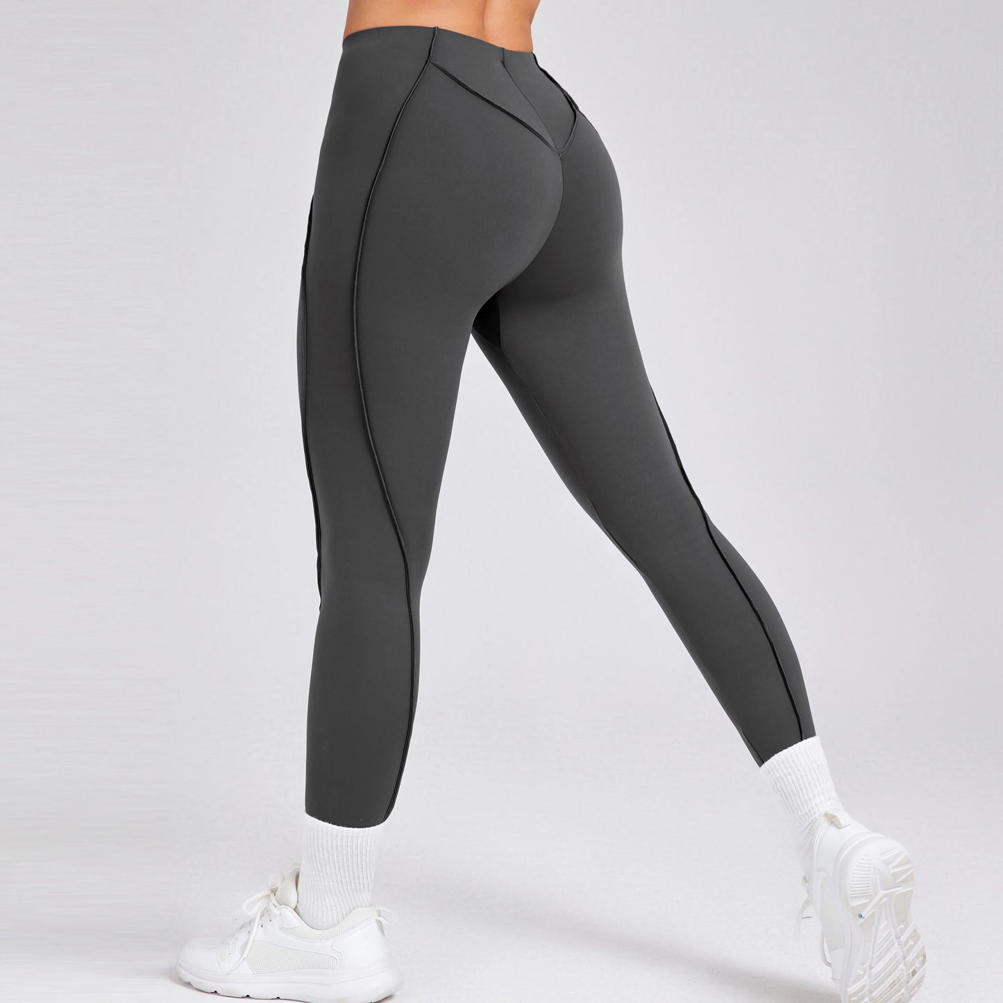 Women Nude Straps Yoga Pants Squat Proof Workout High Waist Leggings Fitness Pant Female Active Wear Legging.