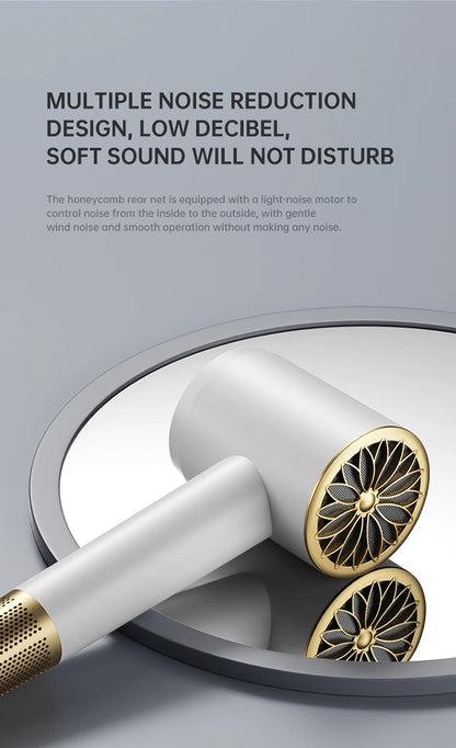 The Latest High-Speed Hair Dryer, High-Power Blue Light Ion Home Hair Salon Hair Dryer, Household Appliance US UK.EU.AU Plug-In