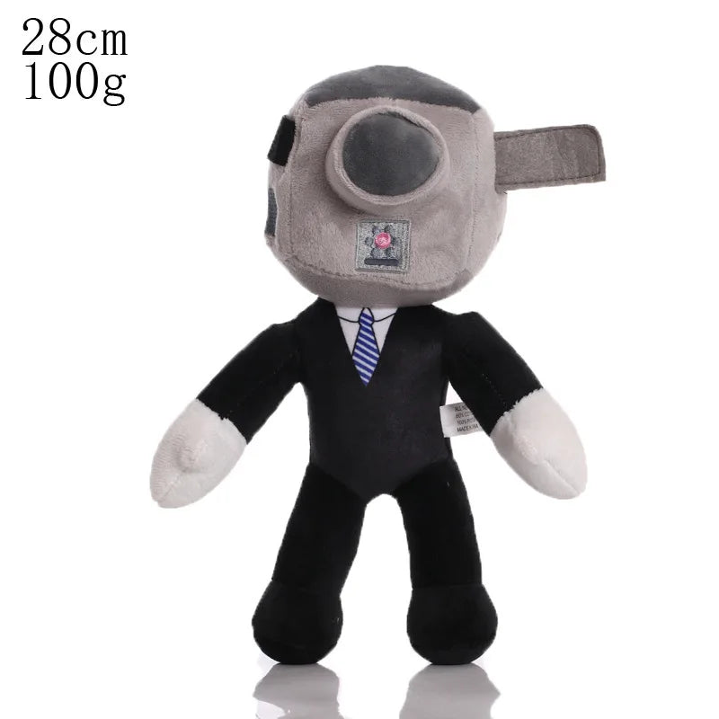 Skibidi Toilet Plush Doll Toys Collectible Gifts for Kids Fans Adults Birthday Anime Game Figure Titan TV Man Cameraman