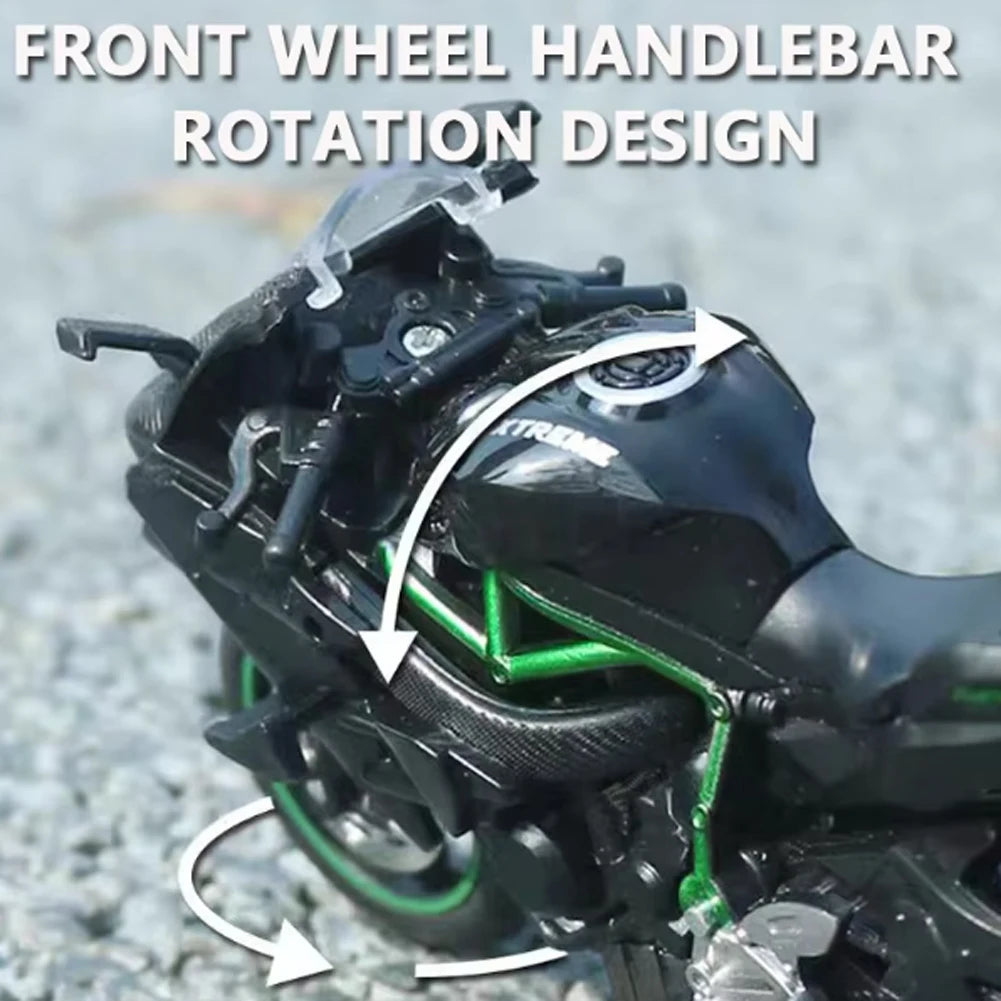 1:18 Home Children Plastic Car Decor Off-road Vehicle Collection Office Model Toy Diecast Motorcycle Simulation Portable.