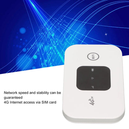 Portable Internet Hotspot 150Mbps High Speed SIM Card 4G Strong Coverage SIM Card Router for Home Office Travel.