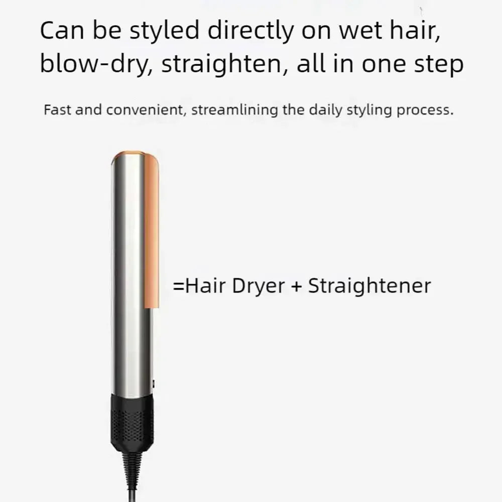 New 2 IN 1 professional hair dryer hair straightener styling tools for heating hair irons negative ion hair straighteners