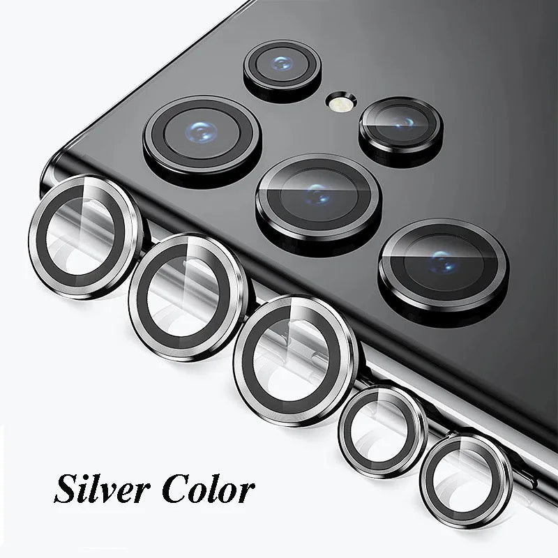 Camera Lens Protetor For Samsung S25 S24 ultra S24 S23 S22 ultra Case Tempered Glass Film Titanium Alloy Ring Phone Accessories.