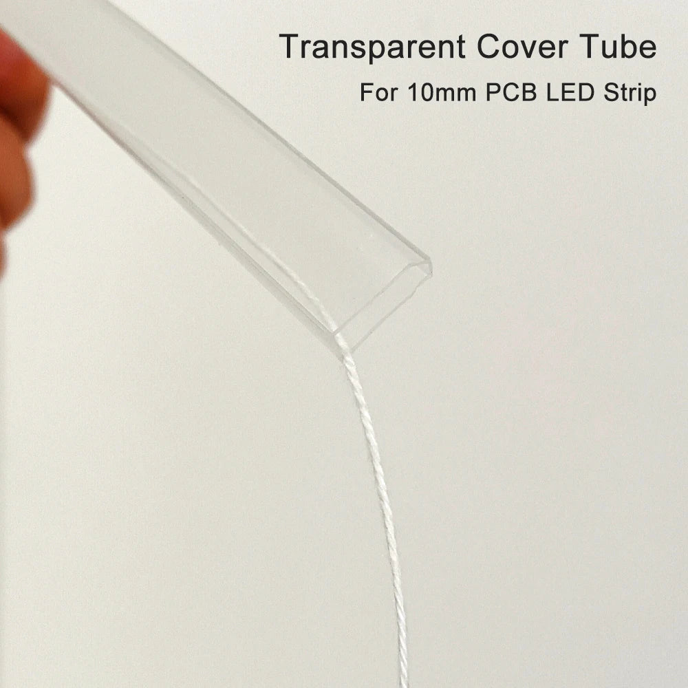 WS2812B LED Strip Individually Addressable IP67 Waterproof With Black White Transparent Cover Tube 10mm 5050 RGB 3Pin 60LEDs/m.