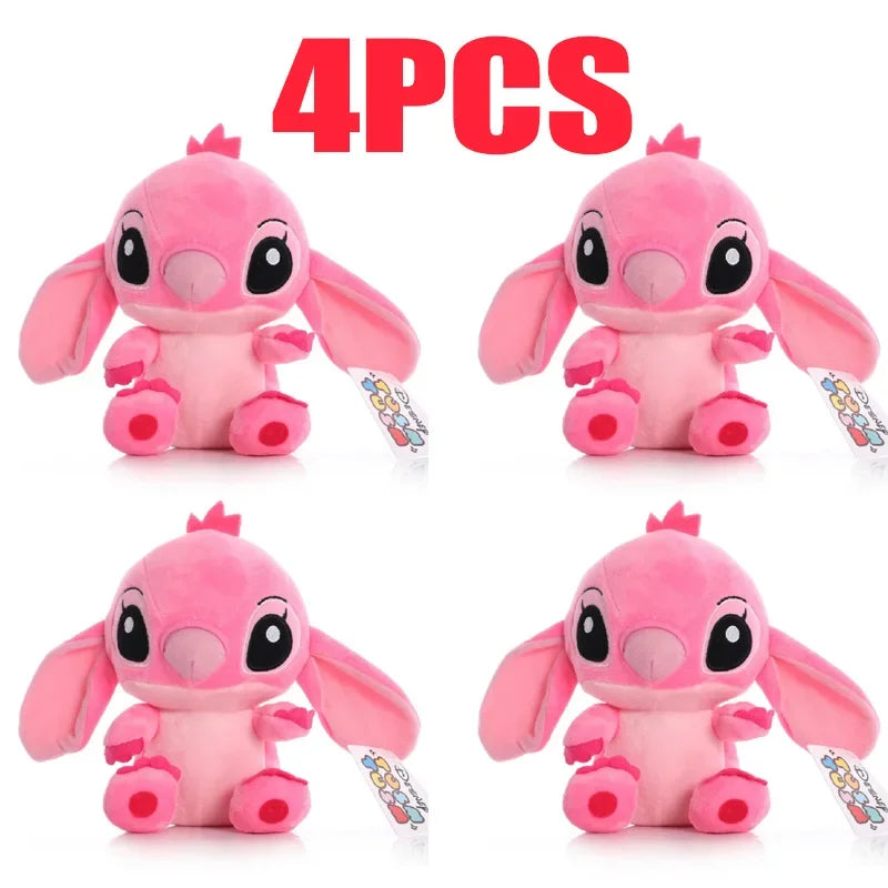 20cm Original Plush Stitch Baby Movie Cartoon Model Doll Children Action Figures Stuffed Toys Pendant Gifts