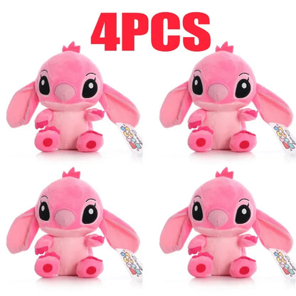 20cm Original Plush Stitch Baby Movie Cartoon Model Doll Children Action Figures Stuffed Toys Pendant Gifts