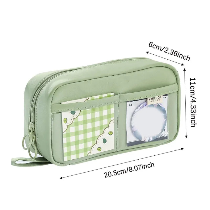 Neue weibliche Grundschule Mittels chüler Briefpapier Box mit hohem ästhetischen Wert Feder mäppchen und Feder mäppchen.