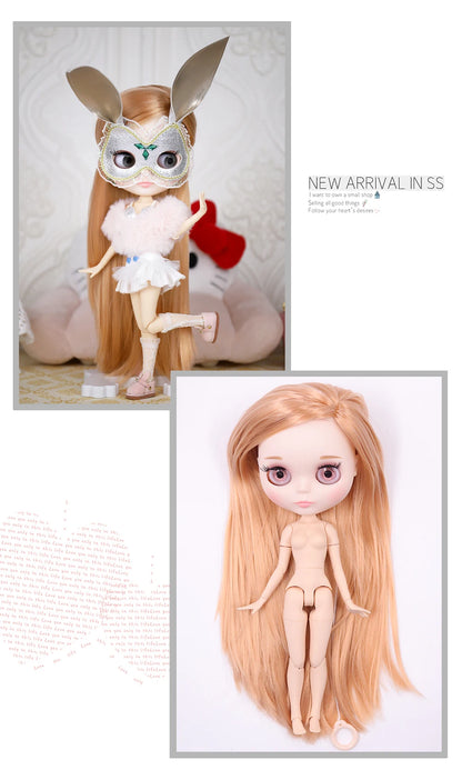 ICY DBS blyth doll 1/6 bjd toy joint body white skin shiny & matte face 30cm on sale special price toy gift anime doll.