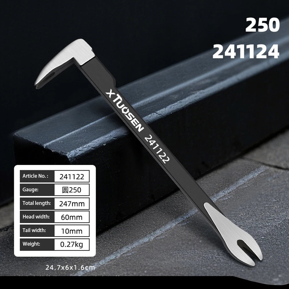 Nagelzieher, Katzenpfoten-Nagelentferner, multifunktionales Brecheisen-Werkzeug, Nagelextraktor aus Stahl für Heim- und Holzbearbeitungswerkzeuge