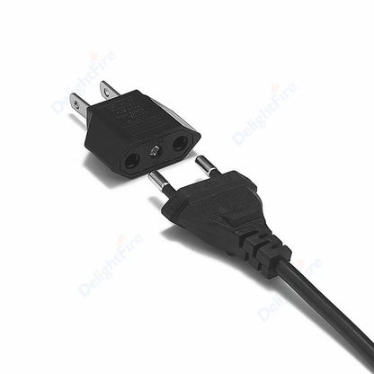 US-Elektrostecker-Adapter, europäisch, EU auf US, Amerika, China, CN, Kanada, CA, Reiseadapter, 2-poliger Stecker, Typ A, Konverter, Netzteil.